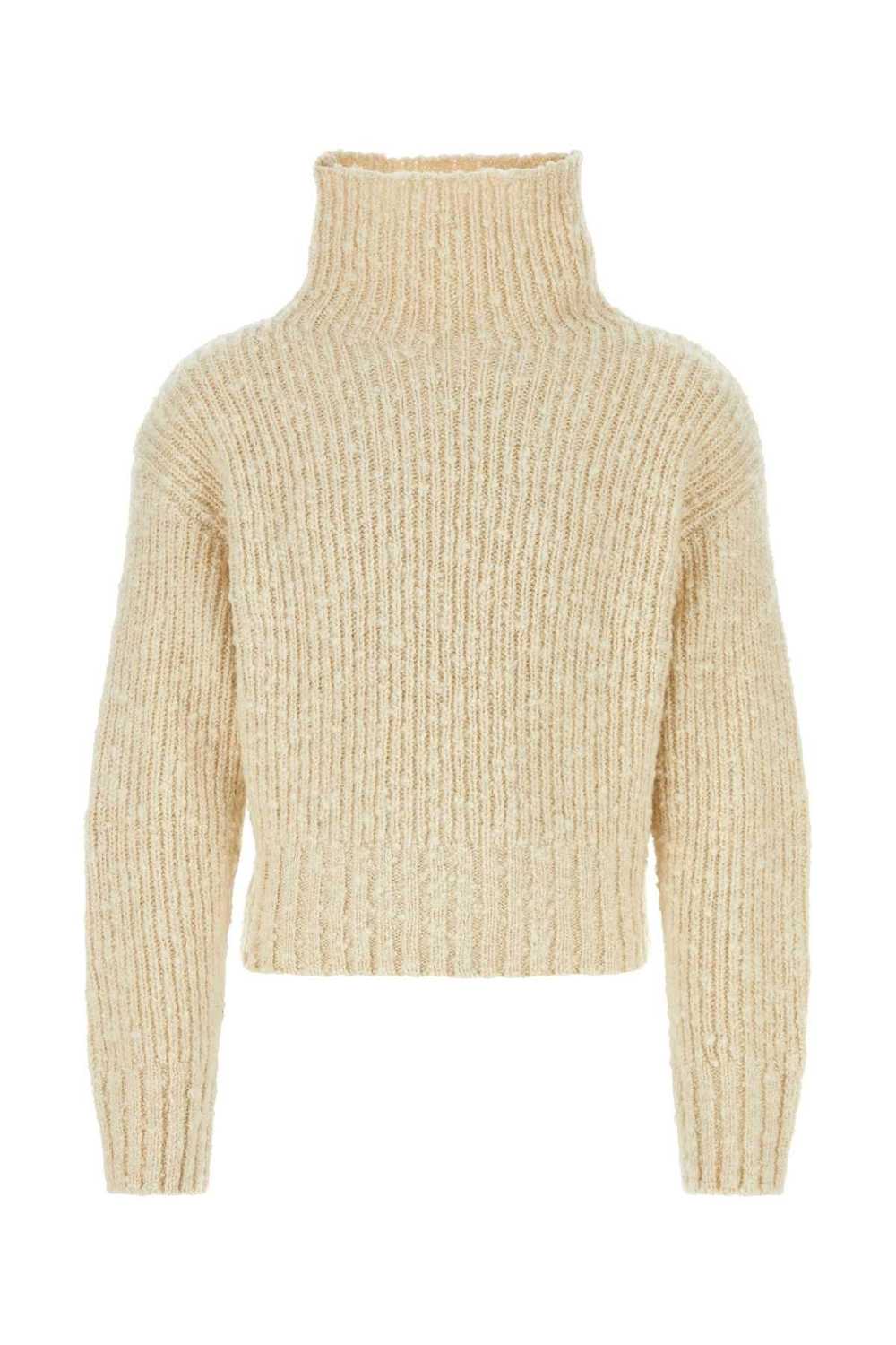 Ivory Wool Blend Sweater - image 1