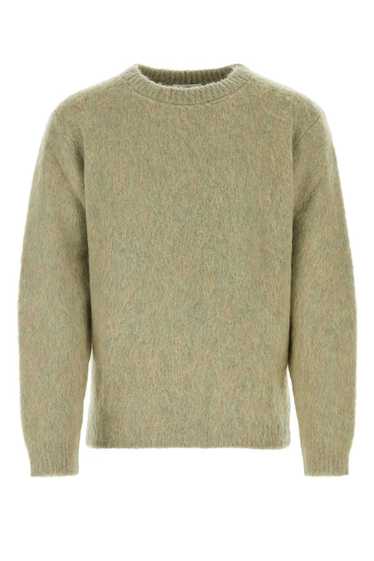 Sage Green Stretch Mohair Blend Sweater