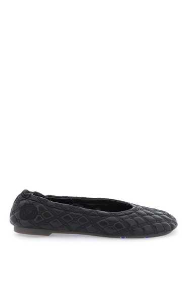 BURBERRY Quilted Leather Sadler Ballet Flats