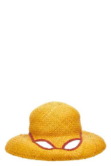 Raffia bucket hat