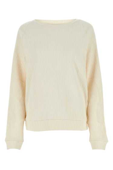 Ivory Cotton Sweatshirt