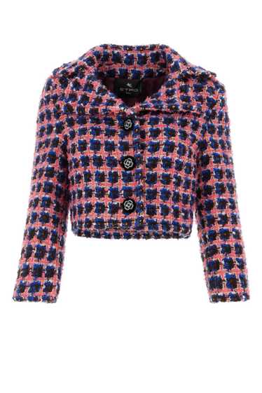 Multicolor Boucle Blazer