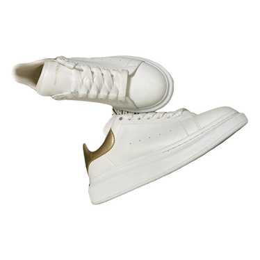 Alexander McQueen Oversize leather low trainers