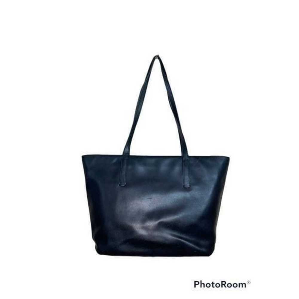 Kate spade smooth black leather tote bag - image 2