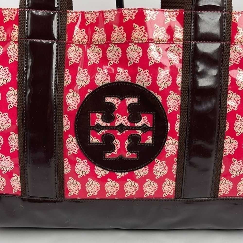 Tory Burch PVC Floral Exterior Tote Bag - image 2