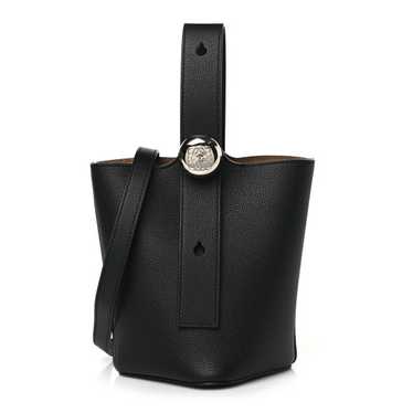 LOEWE Soft Grained Calfskin Mini Pebble Bucket Bag