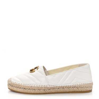 GUCCI Nappa Matelasse GG Marmont Espadrilles 37 G… - image 1