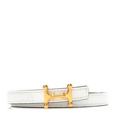 HERMES Epsom Swift 24mm Mors H Belt 70 28 Etoupe … - image 1