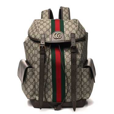 GUCCI GG Supreme Monogram Medium Ophidia Double Bu