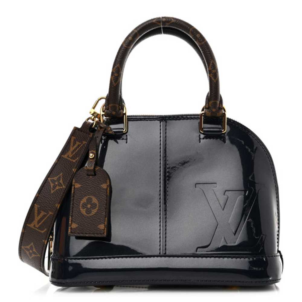 LOUIS VUITTON Patent Monogram Alma BB Marine - image 1