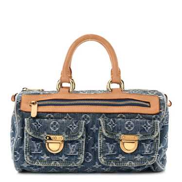 LOUIS VUITTON Monogram Denim Neo Speedy Blue