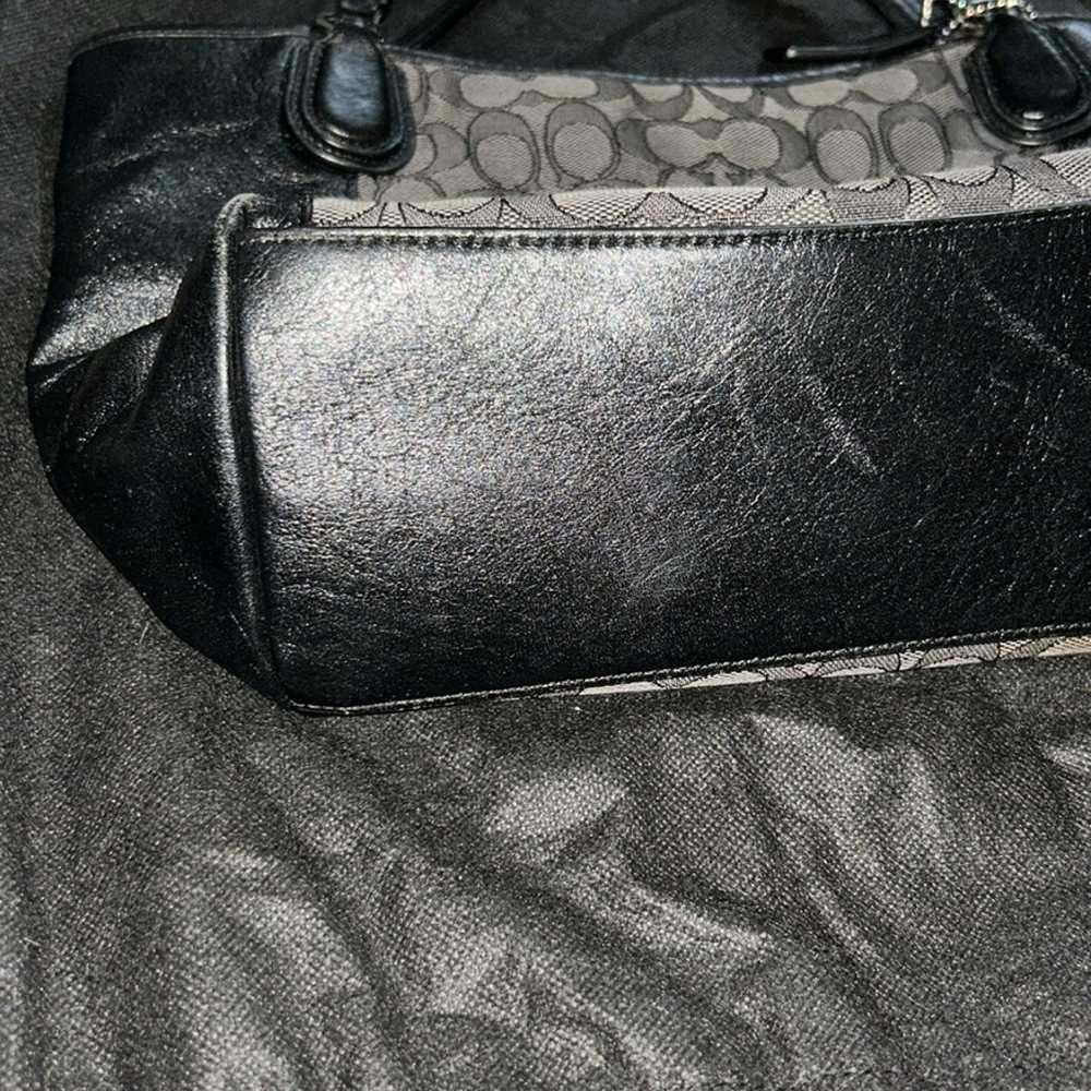 COACH Edie Leather Exterior Large Hand Bag - image 4