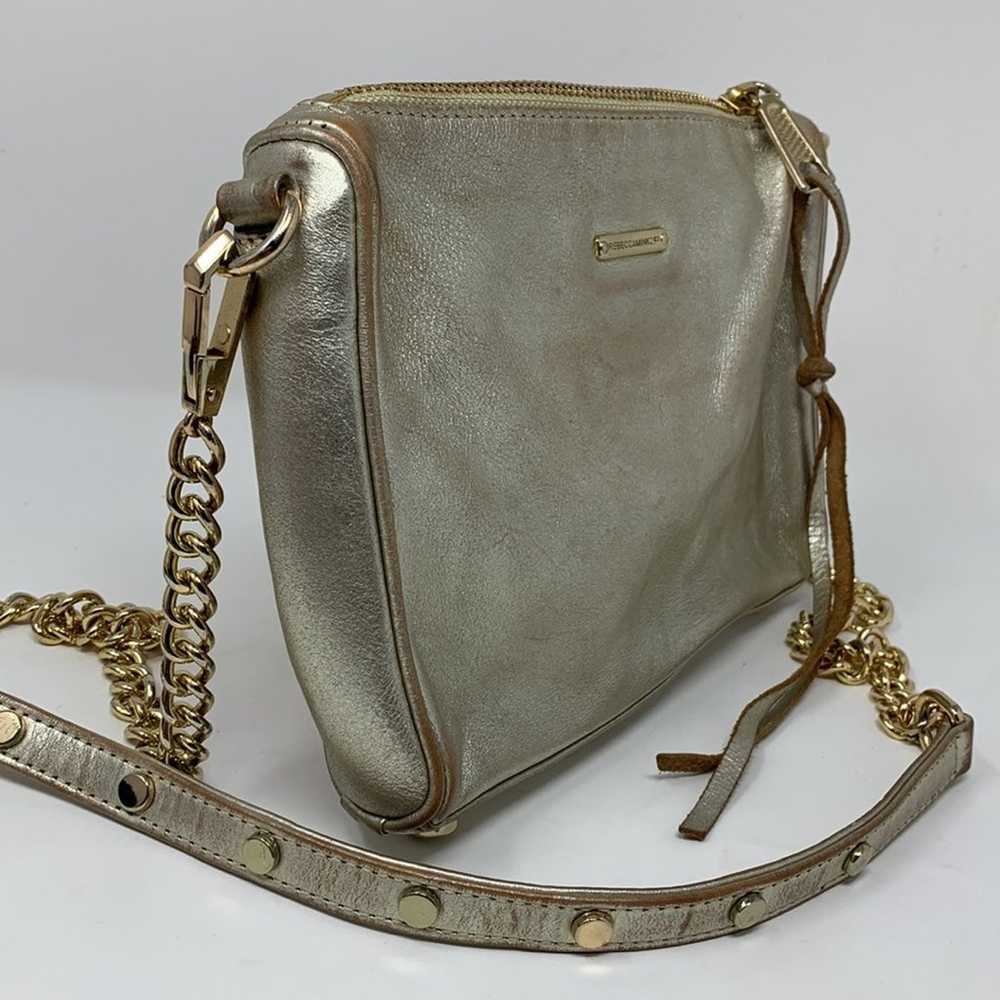 REBECCA MINKOFF Mini 5 Zip Leather Crossbody Bag - image 5