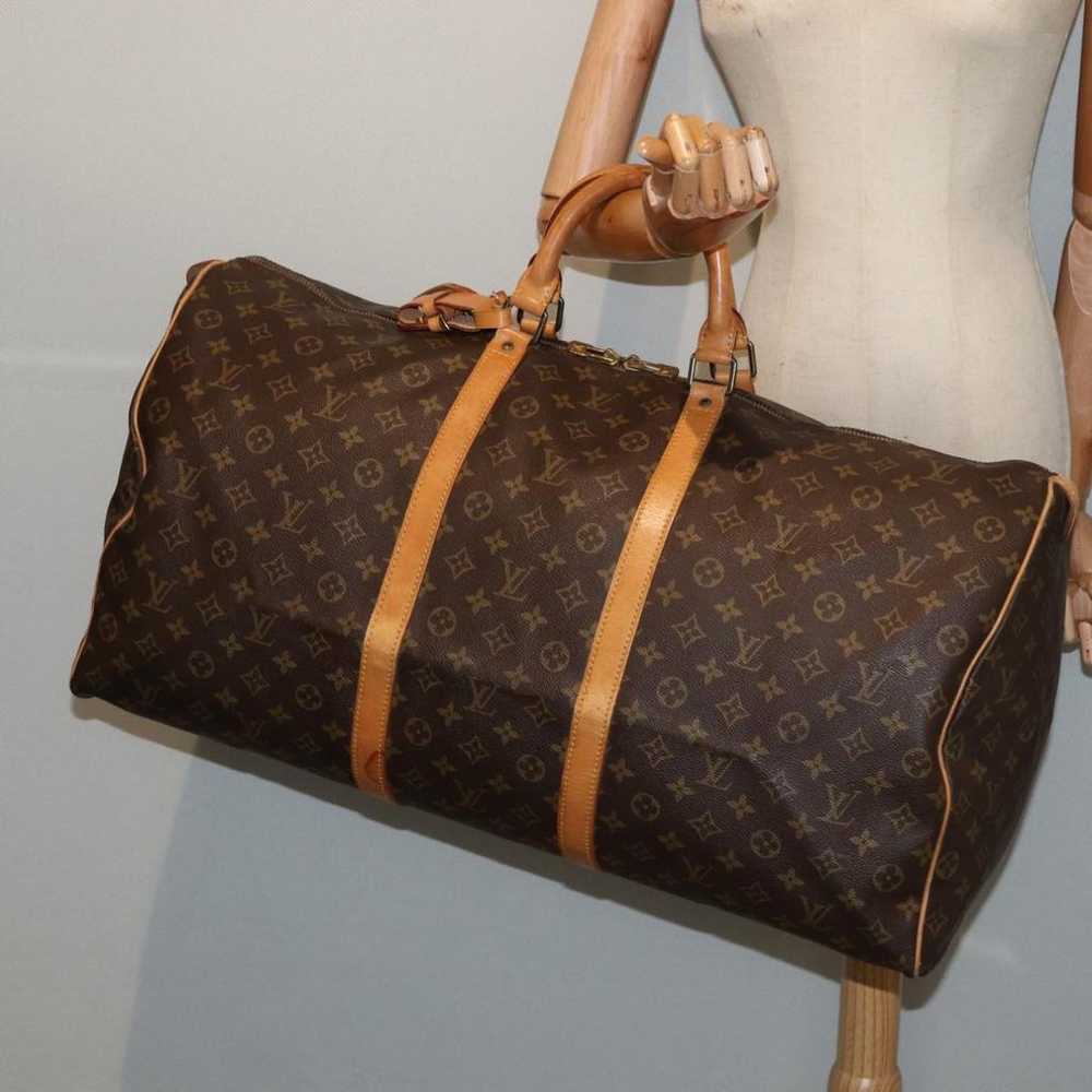 Louis Vuitton Keepall cloth travel bag - image 8