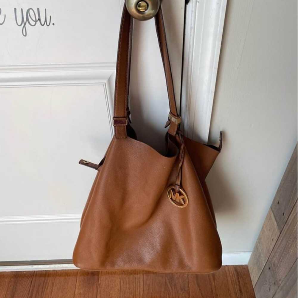 michael kors leather large purse - image 1