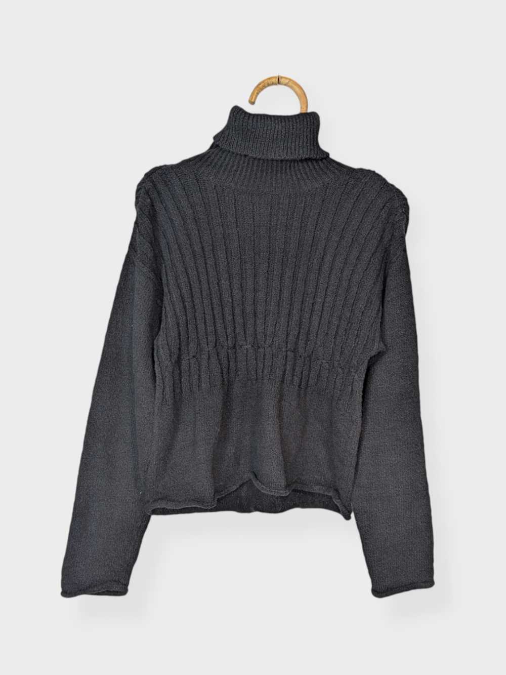 Co & Eddy Vintage Navy Knit Turtleneck (L) | Used… - image 1