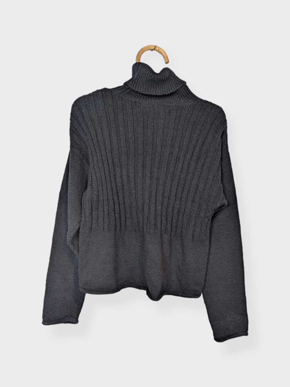 Co & Eddy Vintage Navy Knit Turtleneck (L) | Used… - image 2