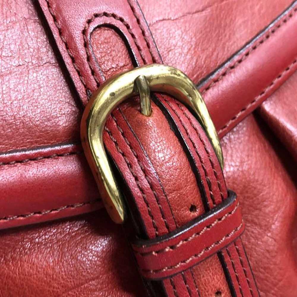 Dakota Leather Red Shoulder Bag - image 6