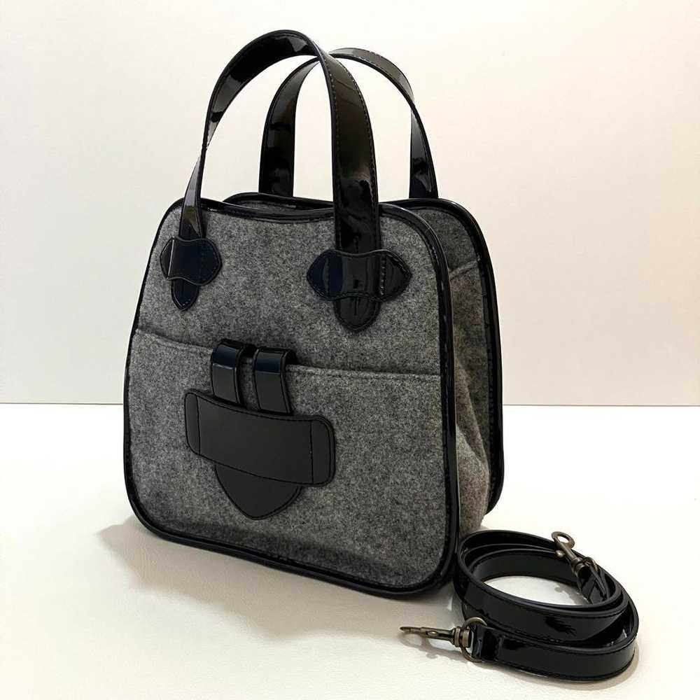 Tilamarch Wool 2WAY Handbag Shoulder Bag - image 1