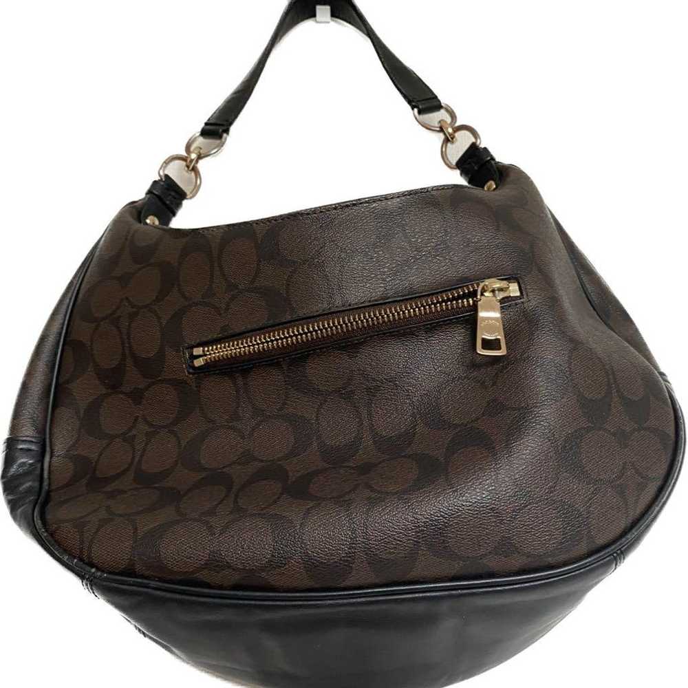 Coach Brown Leather Bag - image 2