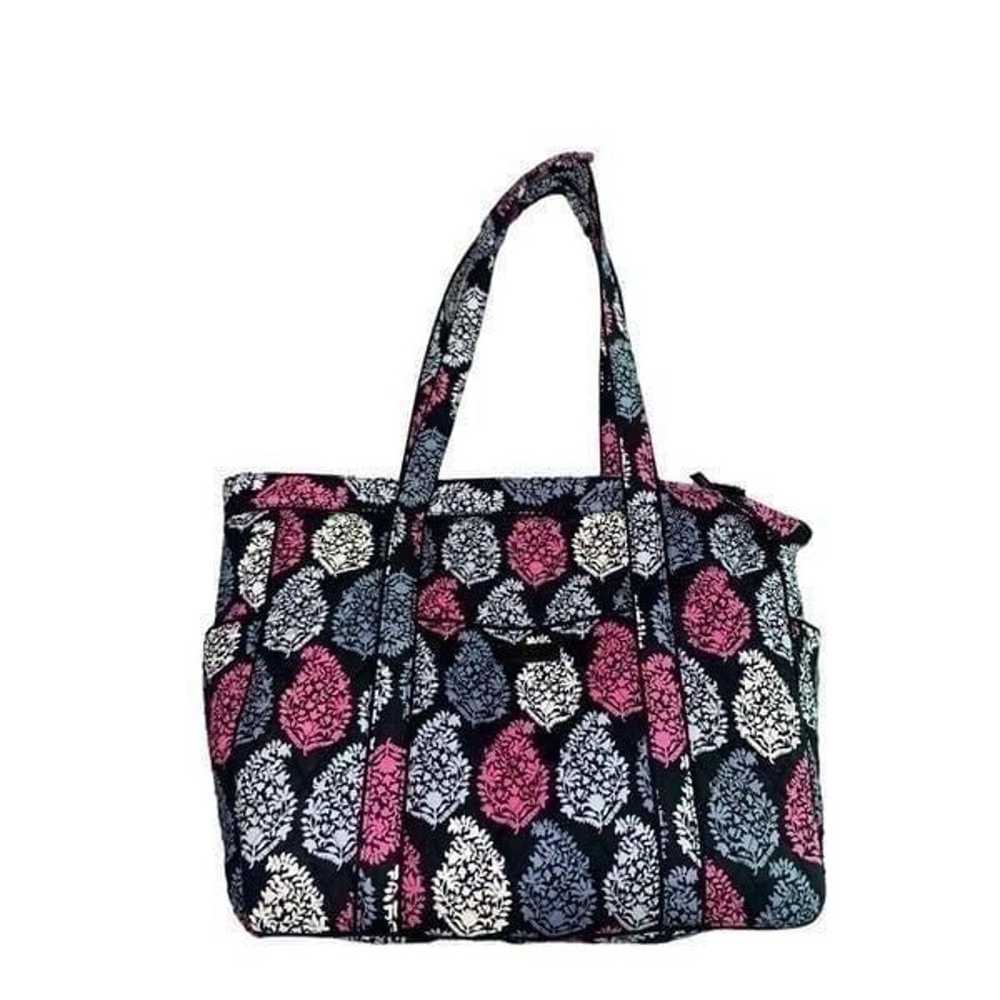 Vera Bradley Large zip tote Bag 22158 canterberry… - image 2