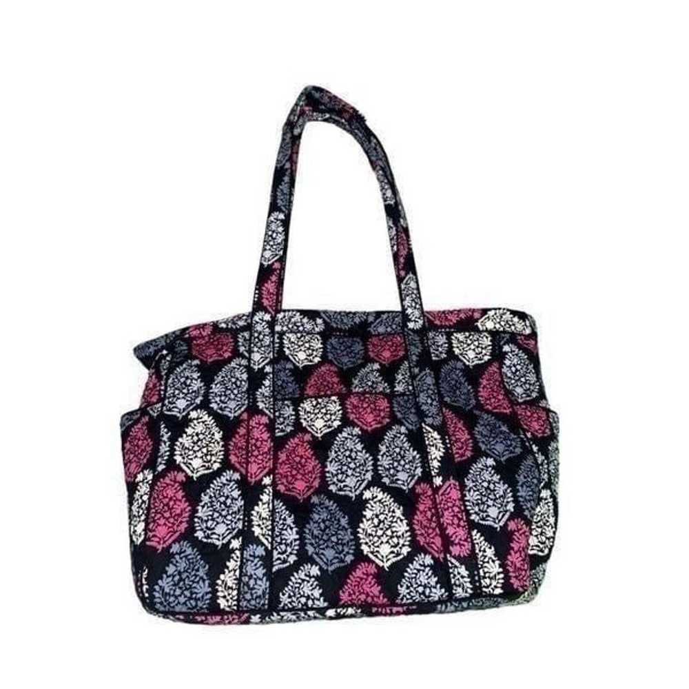 Vera Bradley Large zip tote Bag 22158 canterberry… - image 8