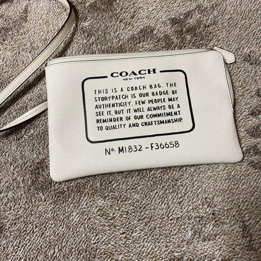 COACH White Tote Bag M1832-F36658 - image 3