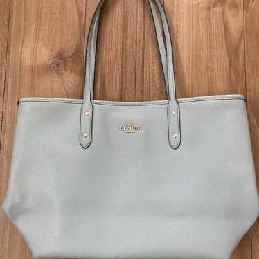 COACH Light Blue Tote Bag - image 1