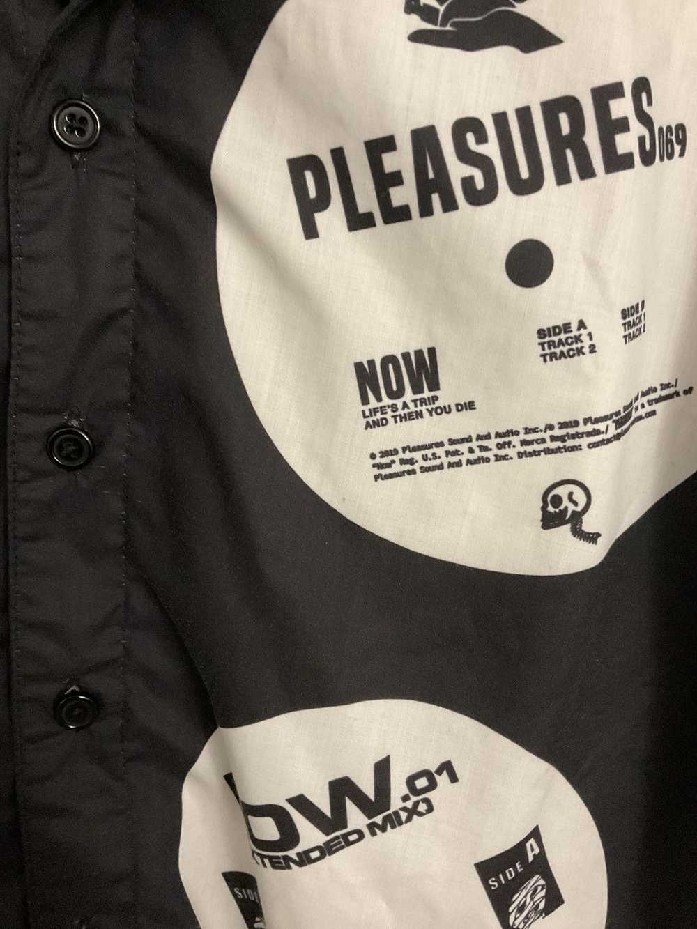 Pleasures Pleasures vinyl record button up shirt - image 3