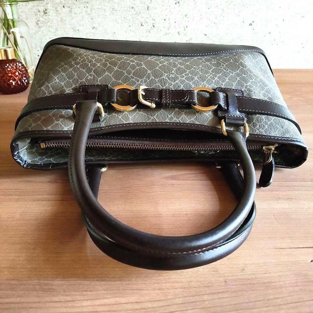 Beautiful item Nina Ricci Vintage Leather Handbag… - image 10