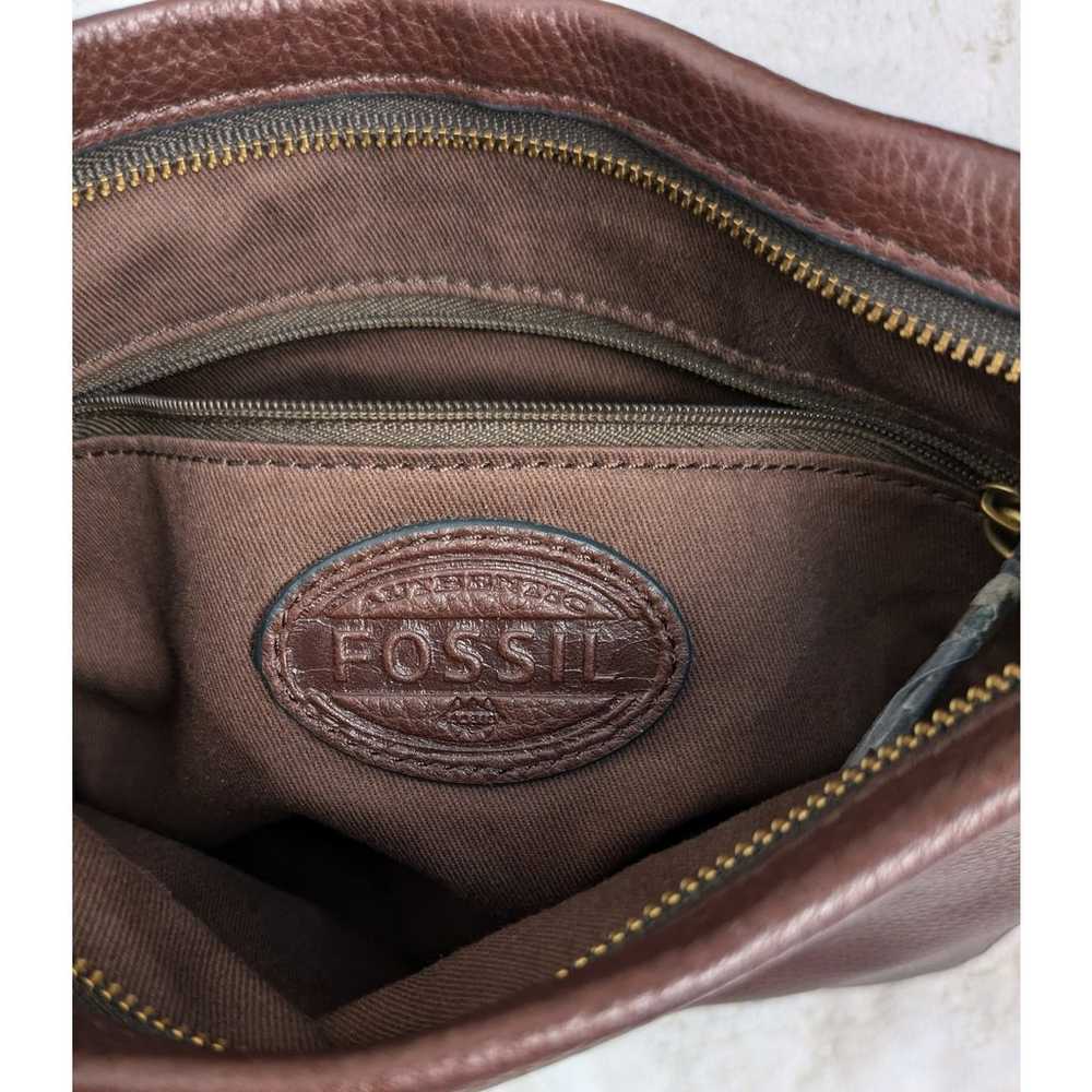 NEW Fossil Preston Leather Espresso Dk Brown Expa… - image 4