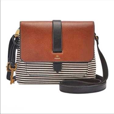 Fossil Kinley Striped Colorblock Purse - image 1