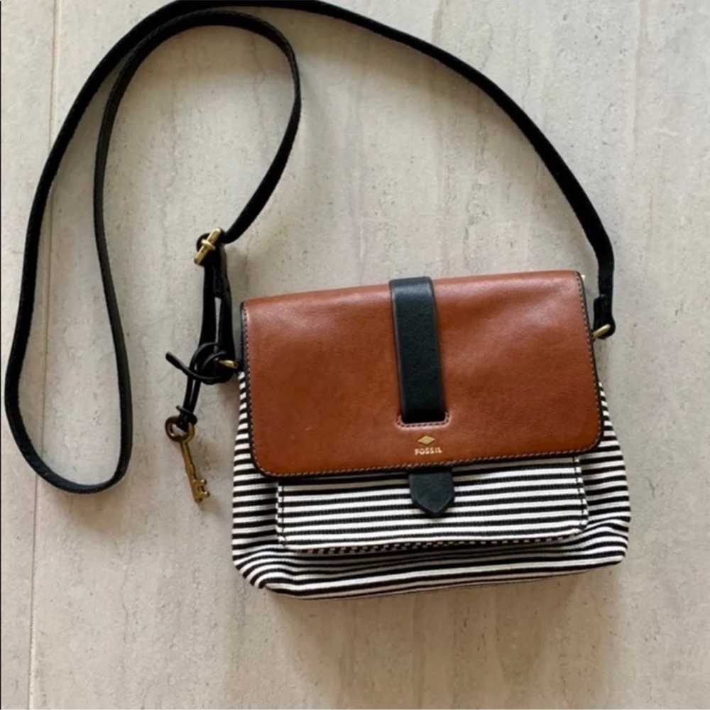 Fossil Kinley Striped Colorblock Purse - image 9