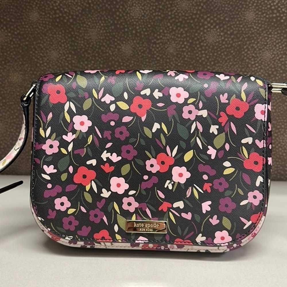 Kate Spade Two Tone Floral Crossbody Bag - image 2