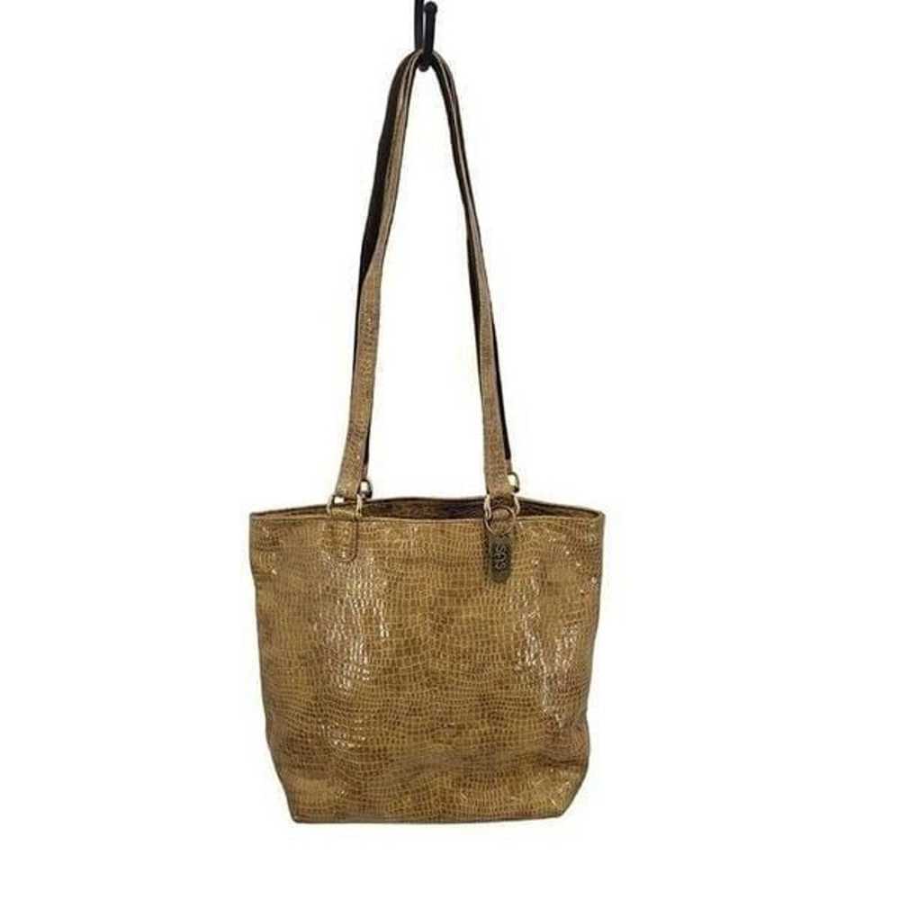 Vintage SAS Vegan Faux Leather Tote Shoulder Bag … - image 10