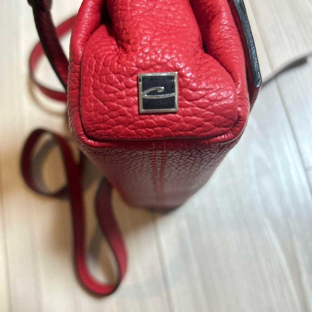 GIANNI CHIARINI Red Leather Shoulder Bag - image 6