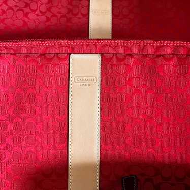 Coach Voyager Signature Red Laptop Sleeve