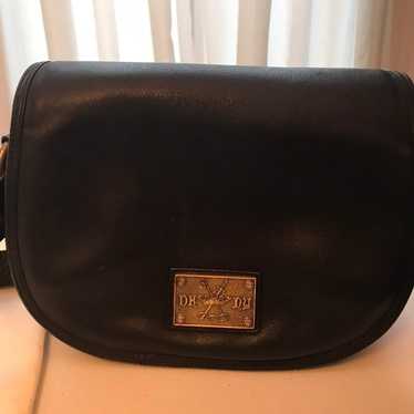 DKNY Vintage Rare Saddle leather shops bag