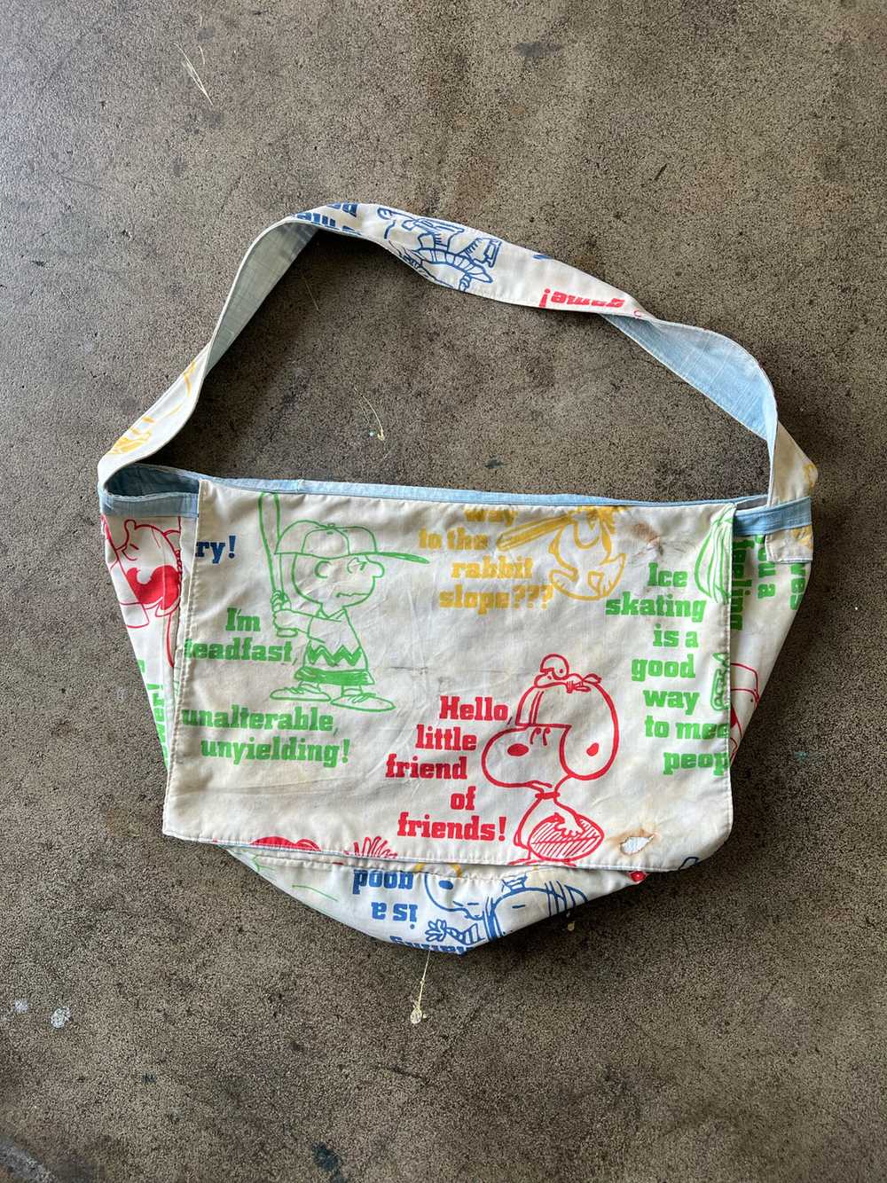 1960s Snoopy Side Bag - image 1