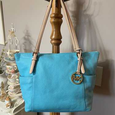 Teal Michael Kors bag - image 1