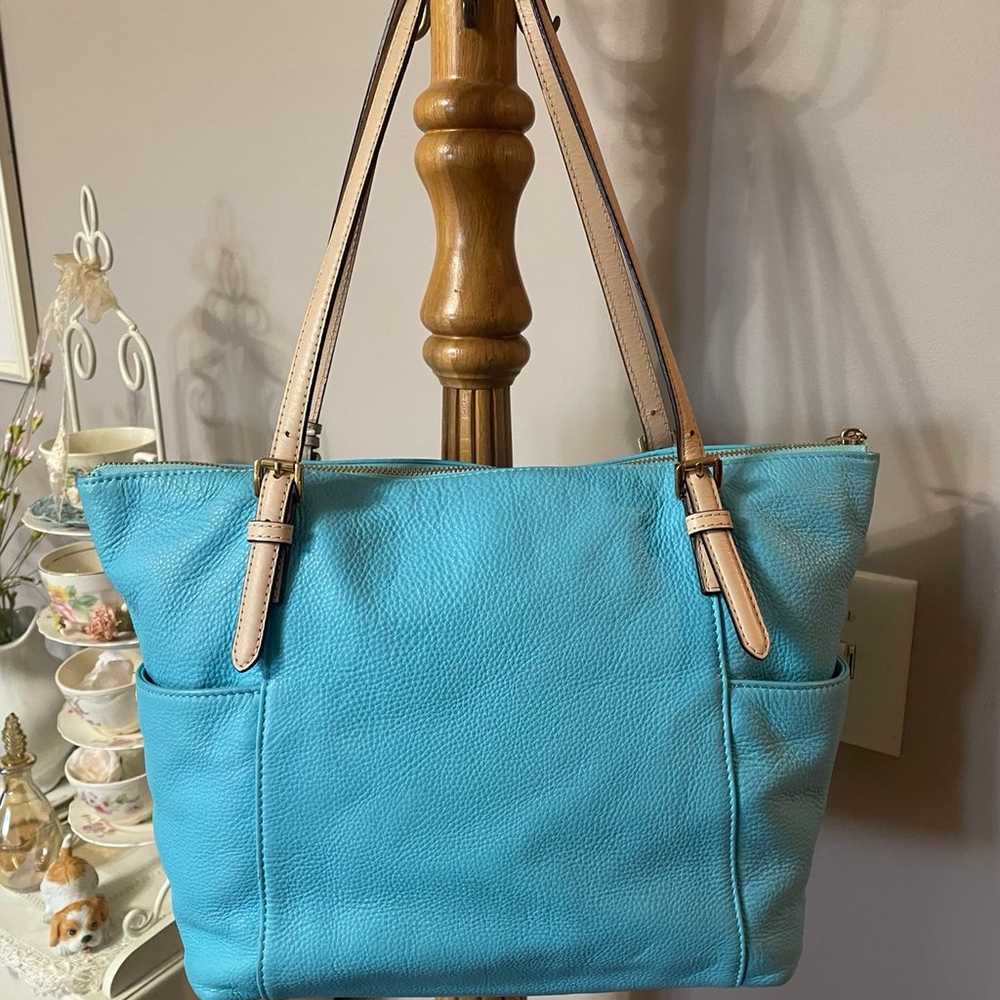 Teal Michael Kors bag - image 2