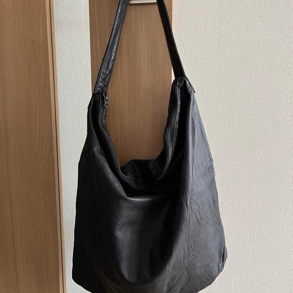 nitca☆Black☆Leather Shoulder Bag - image 6