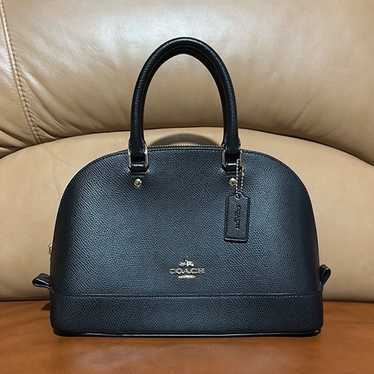 Gorgeous Mini Coach Metalic cheapest Leather Dome Satchel