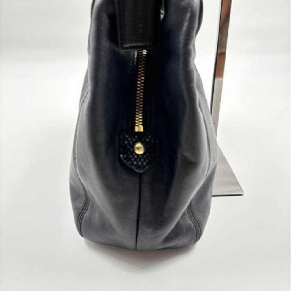 COACH Ashley Leather Shoulder Bag Black F21926 Ex… - image 2