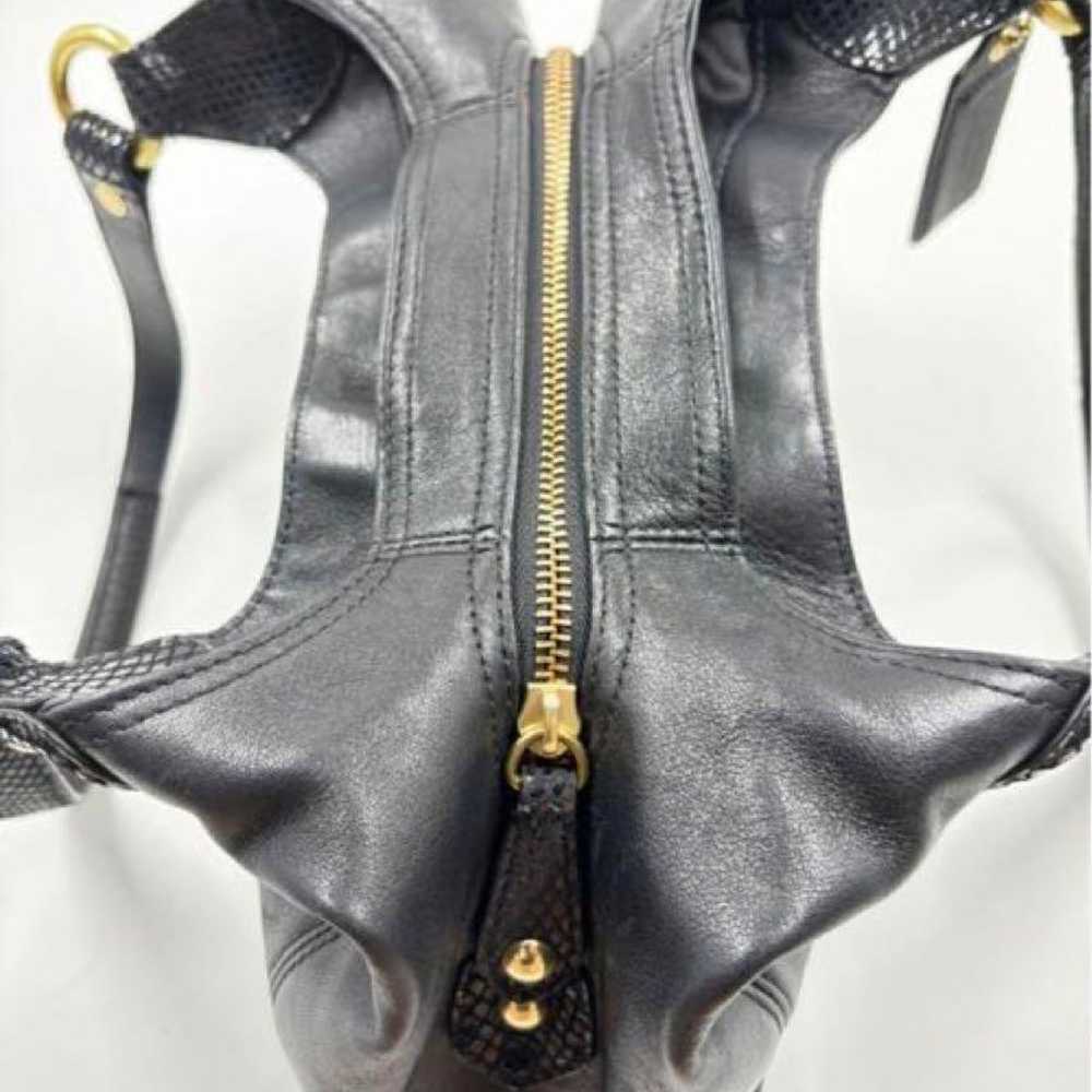 COACH Ashley Leather Shoulder Bag Black F21926 Ex… - image 6