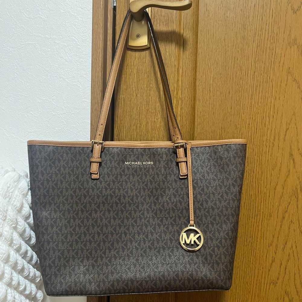 MICHAEL KORS Shoulder Bag Brown Large - image 1