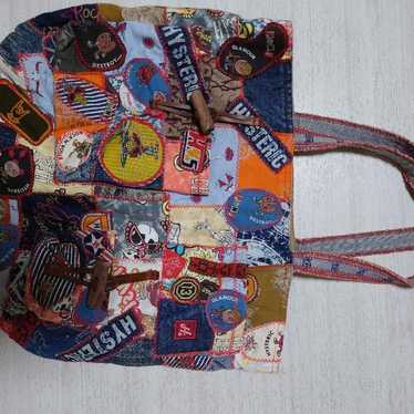 Patchwork Tote Bag Multi-Color - image 1