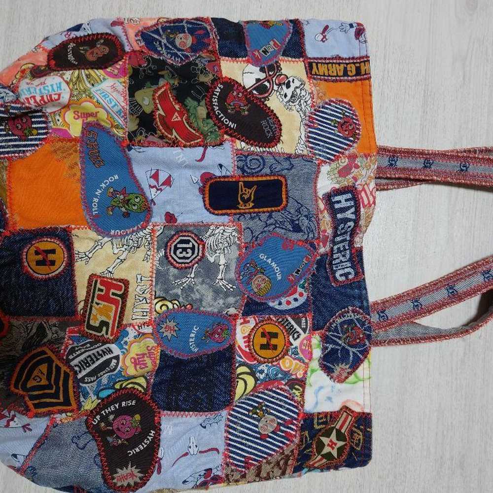 Patchwork Tote Bag Multi-Color - image 2