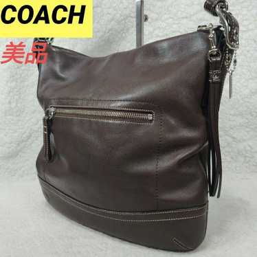 ✨ High-quality ✨ COACH Shoulder Bag Leather Signa… - image 1