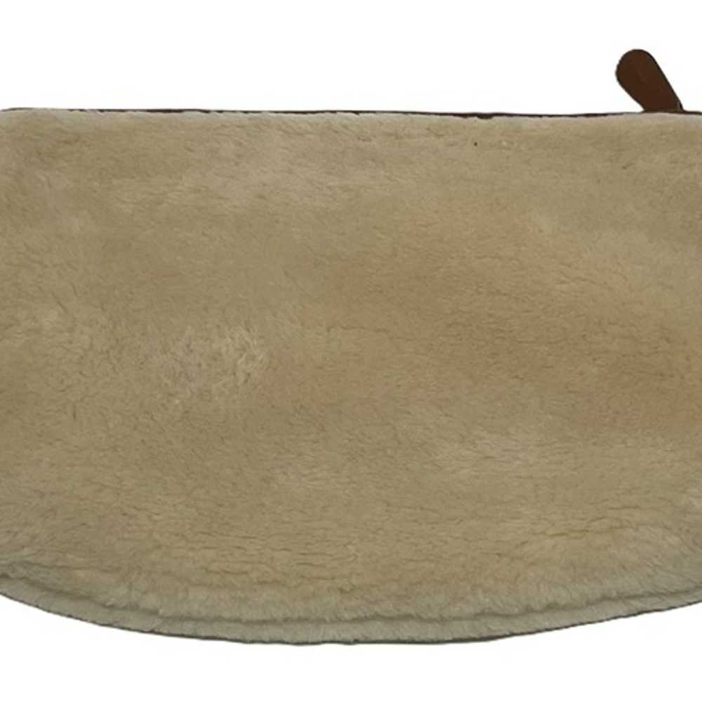 UGG Shoulder Bag Pouch Set Brown Suede White Wool… - image 12